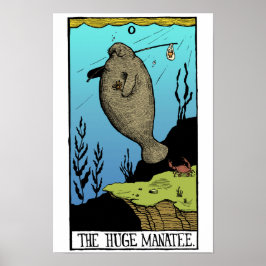 Huge Manatee poster