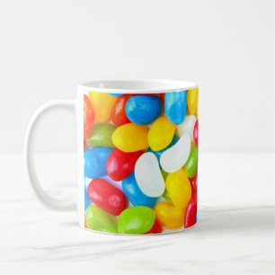 Huge Pile of Candy Jelly Beans Kaffemugg