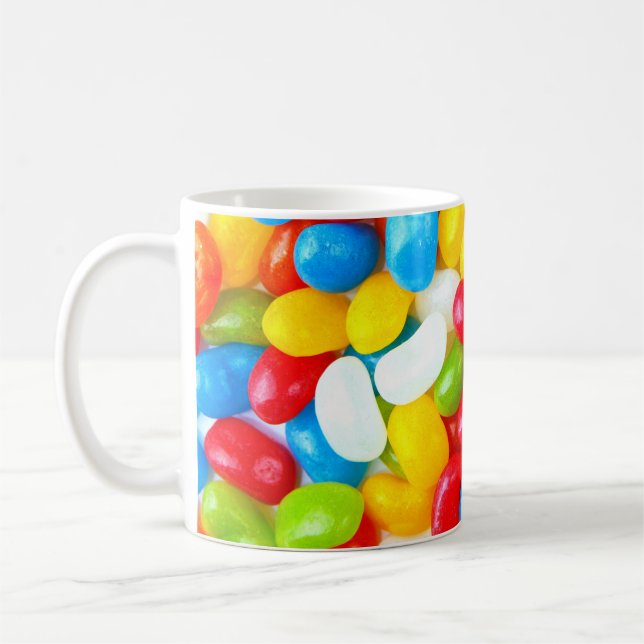 Huge Pile of Candy Jelly Beans Kaffemugg (Vänster)