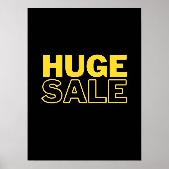 HUGE SALE POSTER (Framsidan)