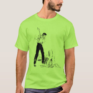 Hugga av trä t-shirt
