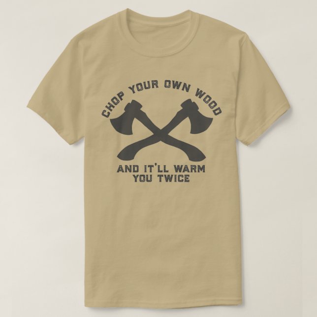 hugga ditt eget trä 2 1 t shirt (Design framsida)