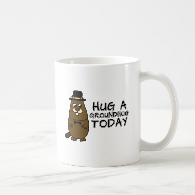 Hugga en grundtråd i dag kaffemugg (Höger)