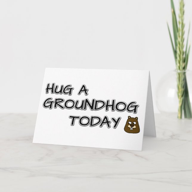 Hugga en grundtråd i dag kort (Framsida)