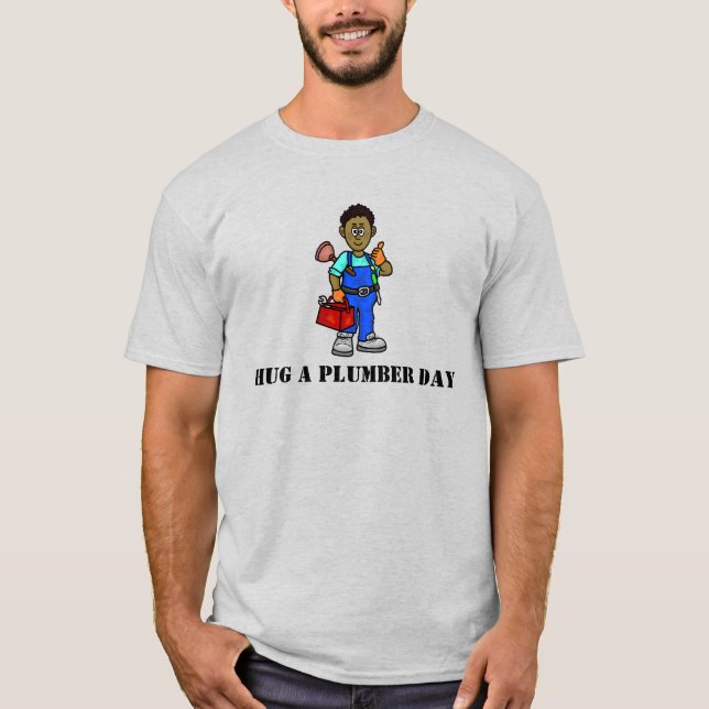 Hugga ett T-Shirt-nummer med rött plommon T Shirt (Framsida)