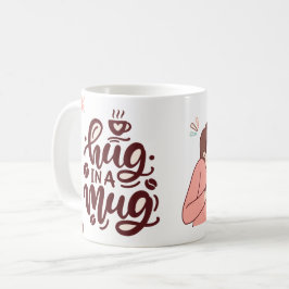 Hugga i en Mugg Cute Couple Valentine Day