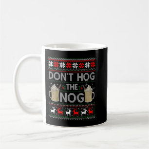 Hugga inte Nog Eggnog-nuny Ugly-julsvan Kaffemugg