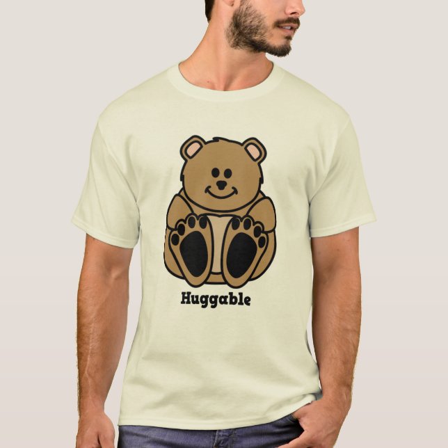 Huggable björn tee shirt (Framsida)