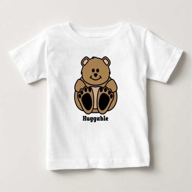Huggable björnt-skjorta t shirt (Framsida)