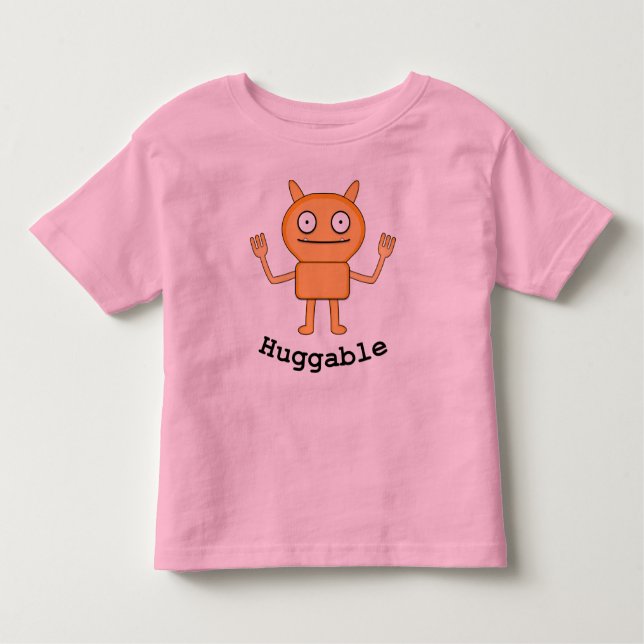 Huggable - Småbarn Bra Jersey T-Shirt (Framsida)