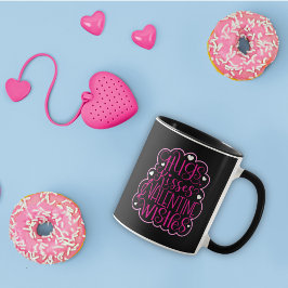 Huggar, kyssar och Valentine Önskemål, Hearts, Kär Mugg