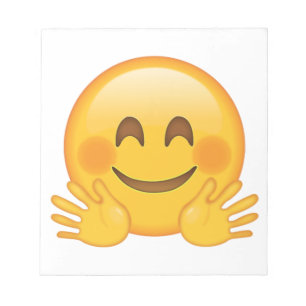 Hugger Ansikte - Emoji Anteckningsblock