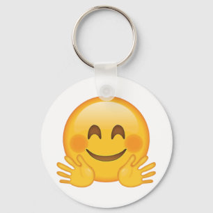 Hugger Ansikte - Emoji Nyckelring