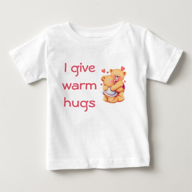 Hugger Bears/Baby Bra Jersey T-Shirt (Framsida)