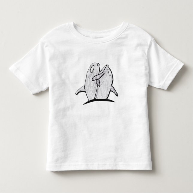 Hugger Dolphins T-Shirt (Framsida)