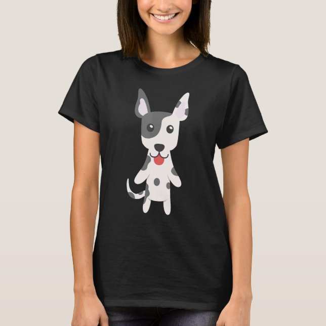 Hugger Hundar Peruvian Inca Orchid T Shirt (Framsida)