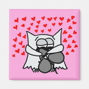 Hugger Uggla och Mouse Magnet