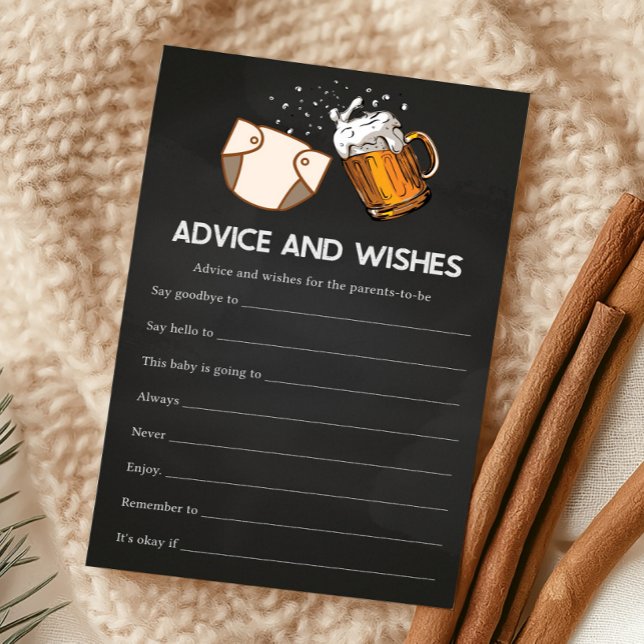 Huggies and Chuggies Shower Advice and Wishes Game (Huggies and Chuggies Baby Shower Game)