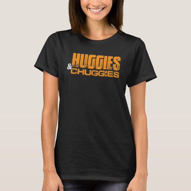 Huggies and Chuggies T Shirt (Framsida)