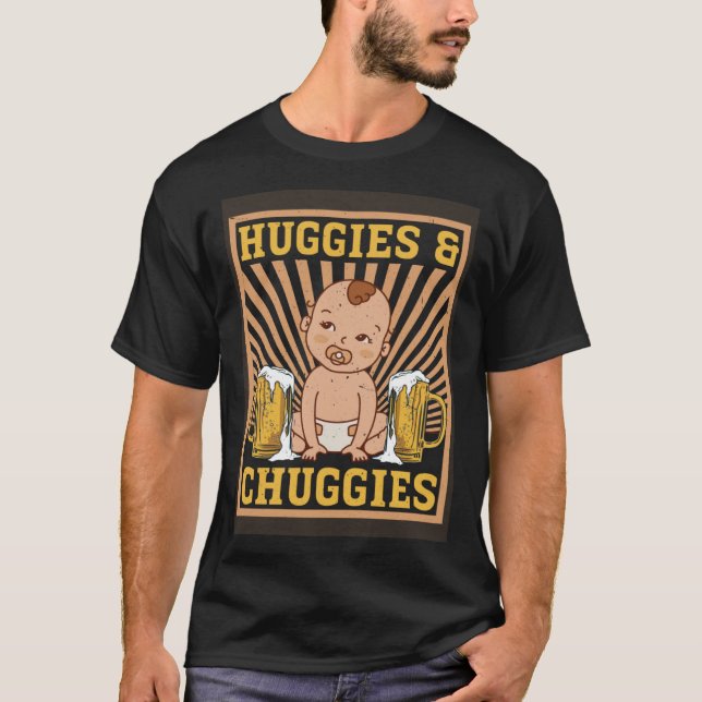 Huggies & Chuggies T Shirt (Framsida)