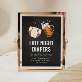 Huggies och Chuggies Late Night Diaper Poster