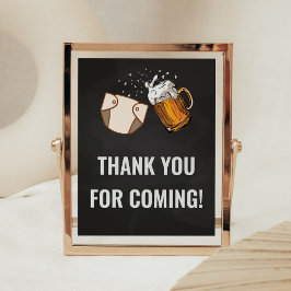 Huggies och Chuggies Tack för att du kom Poster