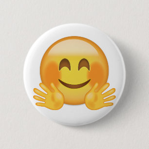 Hugging Ansikte Emoji Knapp
