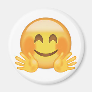 Hugging Ansikte Emoji Magnet