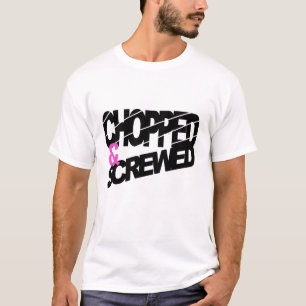 Huggit av & skruvat t-shirt