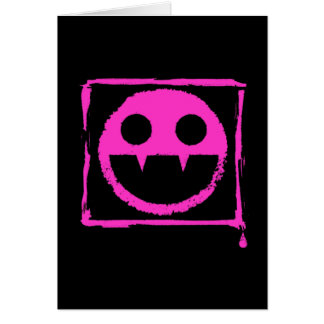 huggtänder för n för flicka för harblud smily ded OBS kort