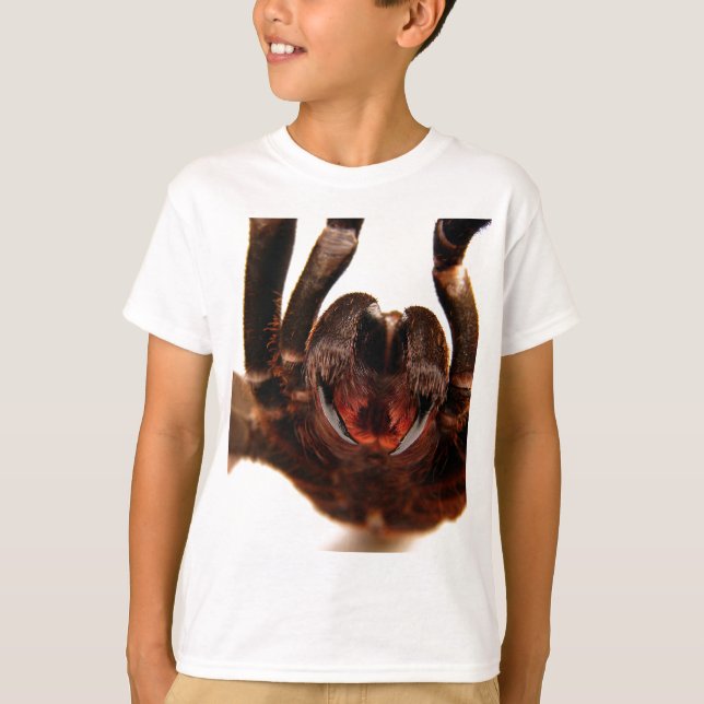 Huggtänder - tarantelkonst avbildar 2 t-shirt (Framsida)