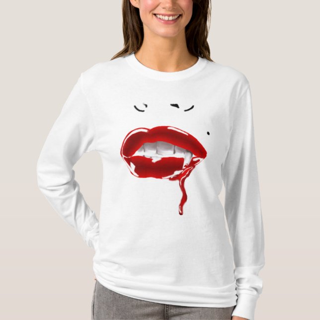 Huggtandskjorta Tee Shirt (Framsida)