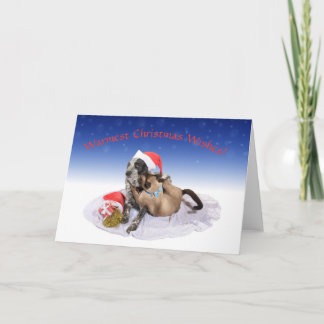 Huggy Christmas Kort