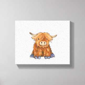 Huggy Harry - del av min Fluffy Friends Series Cla Canvastryck