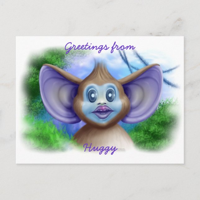 Huggy Vykort (Framsida)