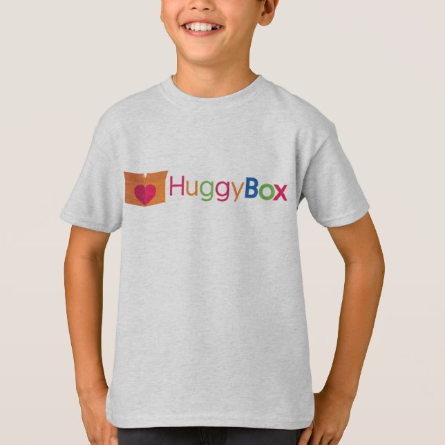 HuggyBox barnskjorta T-shirt (Framsida)