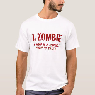 Hugh Howey mig, ruskig smakskjorta för Zombie T-shirt