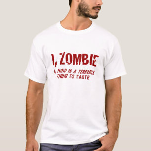 Hugh Howey mig, ruskig smakskjorta för Zombie Tee