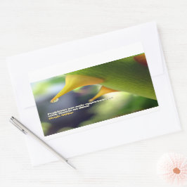 Hugh Miller Inspirational Quote "Opportunities" Rektangulärt Klistermärke