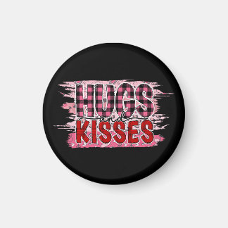 Hugh och Kisses svarta bakgrunder Magnet
