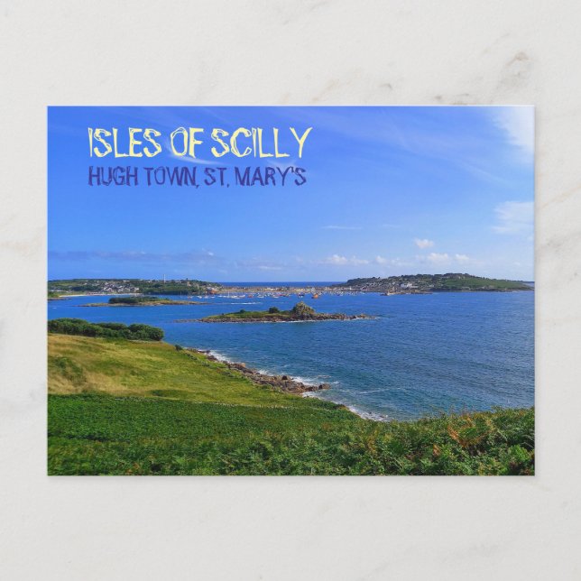 Hugh Town - St. Mary's - Isles Of Scilly Vykort (Framsida)
