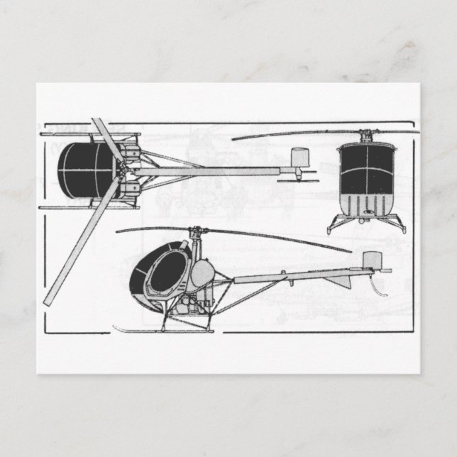 Hughes Cbi 300 Vykort (Framsida)
