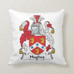 Hughes familjevapen kudde