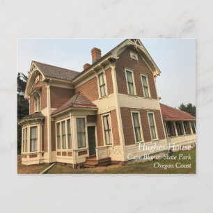 Hughes House, Cape Blanco, Oregon Kusten Vykort