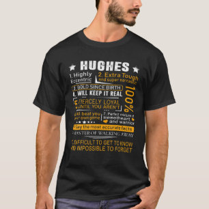Hughes Namn Gift - Hughes - Hughes Surname T Shirt