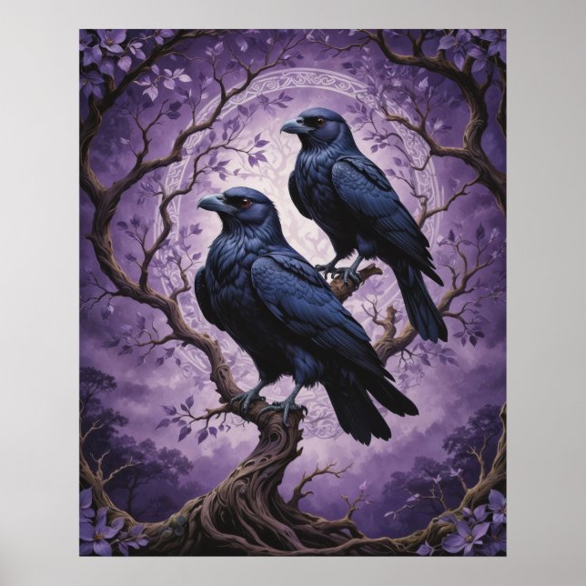 Huginn och Muninn Poster (Framsidan)