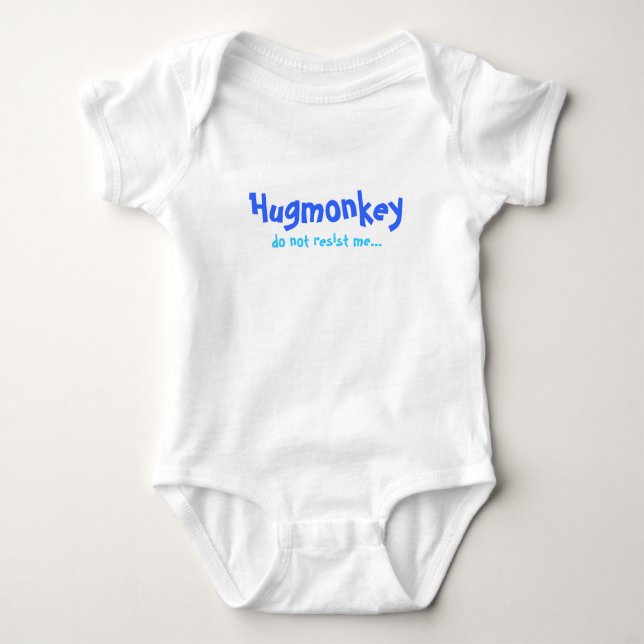 Hugmonkey motstår inte mig… t-shirt (Framsida)