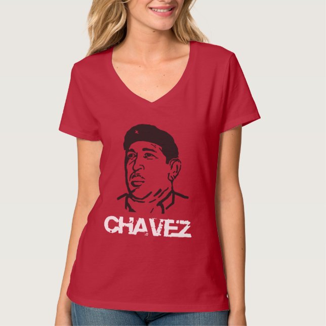 Hugo Chavez T Shirt (Framsida)