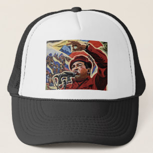 Hugo Chavez - Tecknad Revolution stil Keps