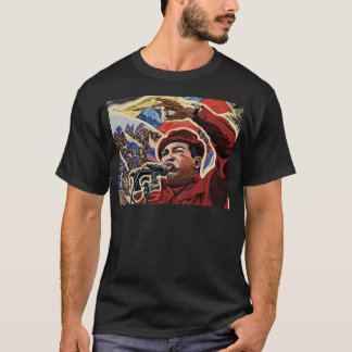Hugo Chavez - Tecknad Revolution stil Tee